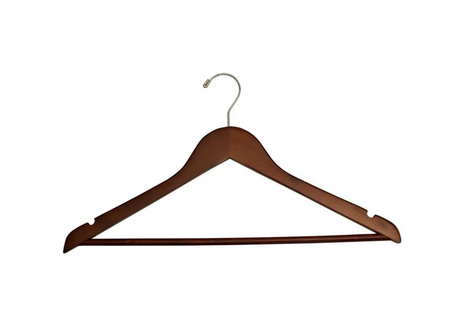 Hotel dark wood hanger