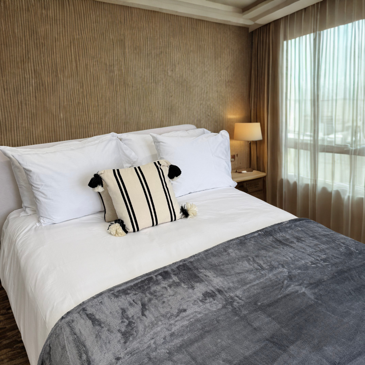 Couverture Grise Plush