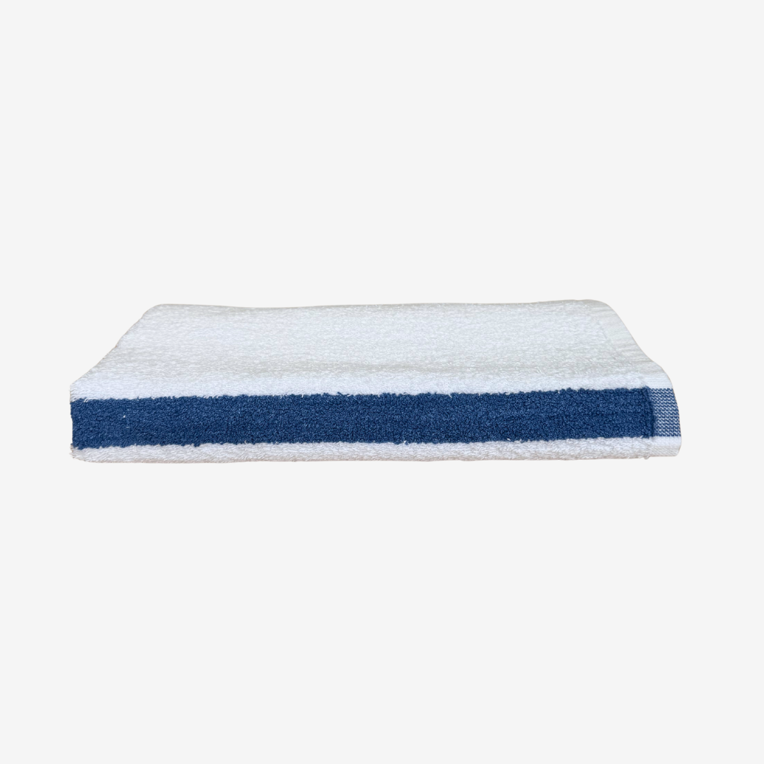 Solana Pool Towel - One Blue Stripe