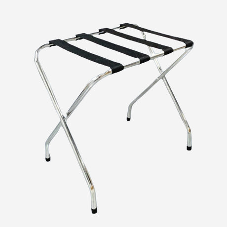 Metal Luggage rack for hotels on a white background