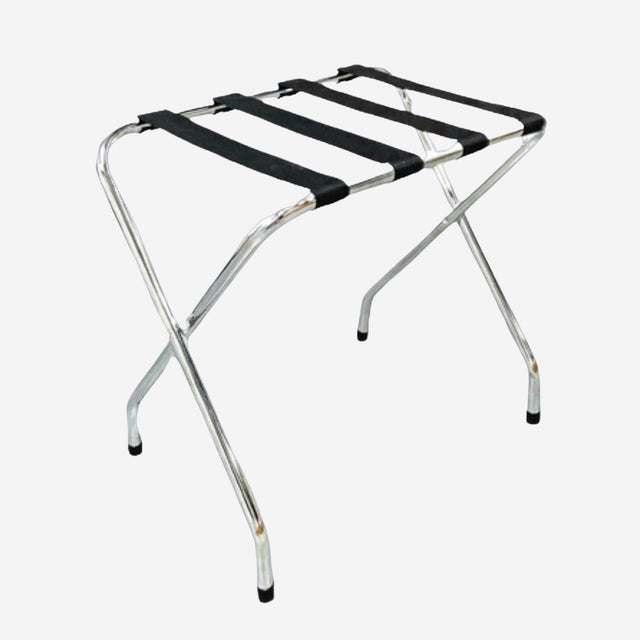 Metal Luggage rack for hotels on a white background