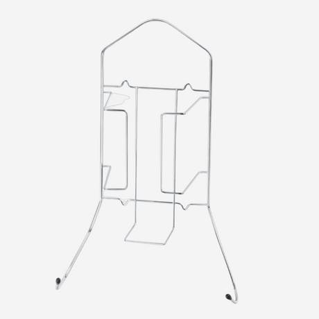 Wall mount iron and ironing board holder