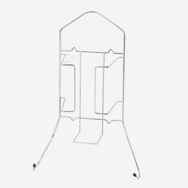 Wall mount iron and ironing board holder