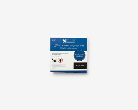 Anti bed-bug mattress encasement providing protection and peace of mind for guests against pests and allergens